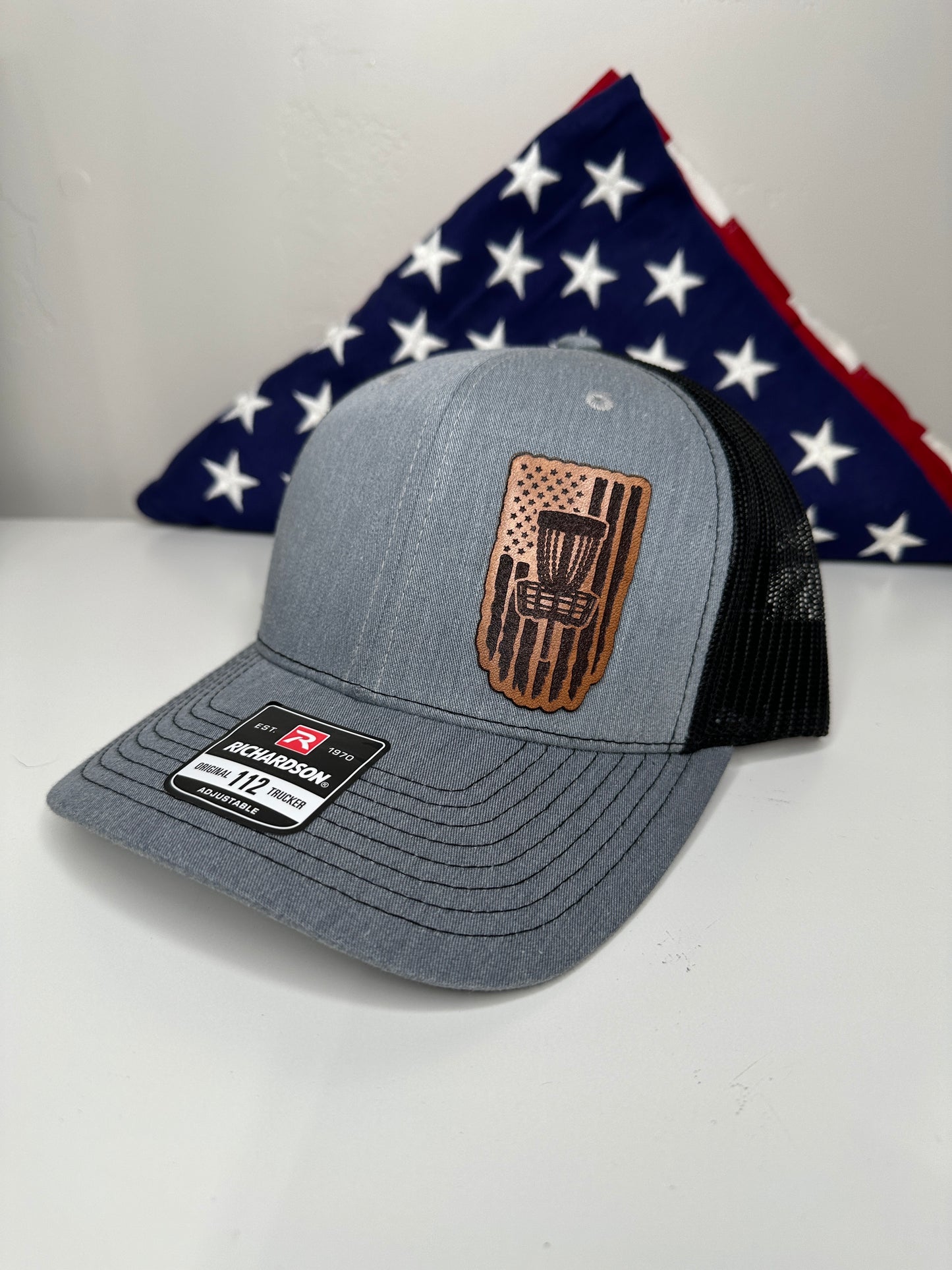 Disc Golf American Flag Hat