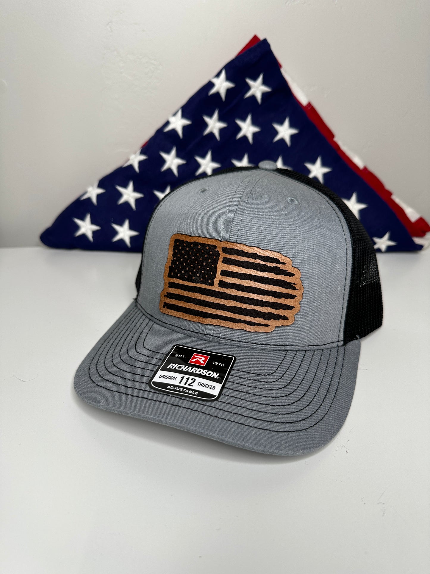 Tattered American Flag Hat