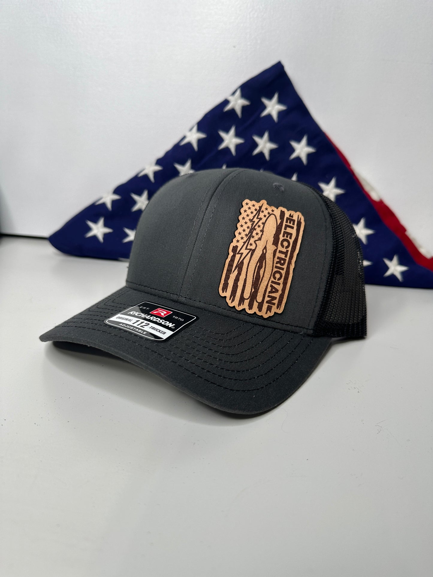 Electrician American Flag Hat