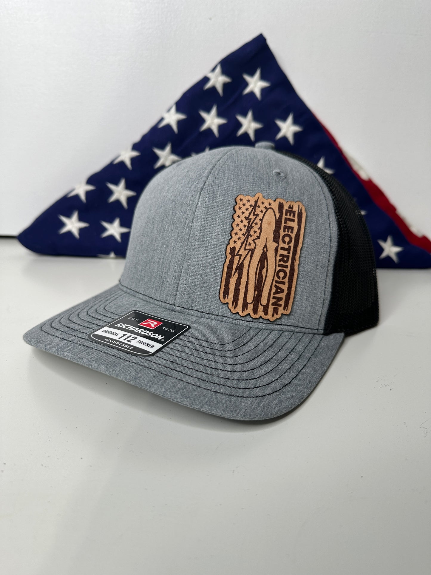 Electrician American Flag Hat