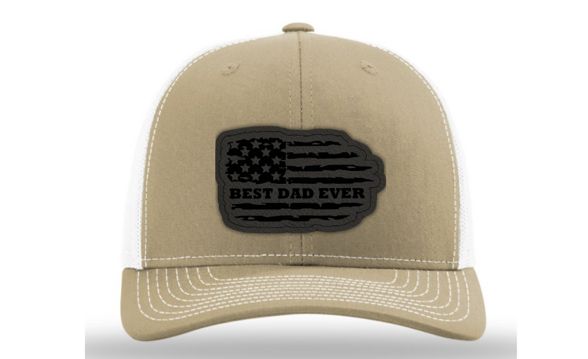 Best Dad Ever American Flag Hat