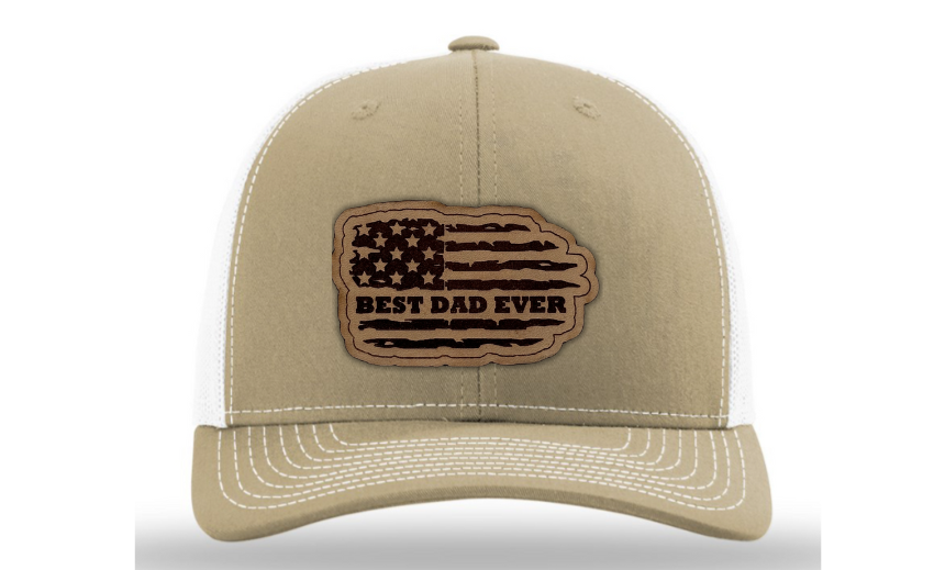 Best Dad Ever American Flag Hat