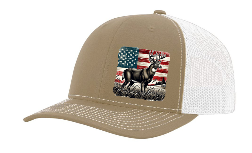 American Flag Deer Hat