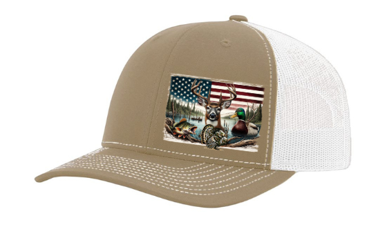 American Flag Wildlife Hat