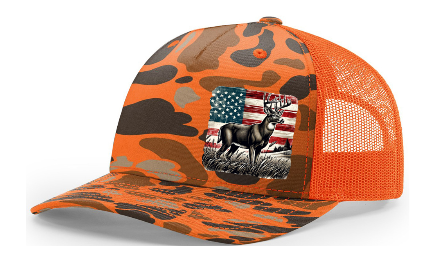 American Flag Deer Hat