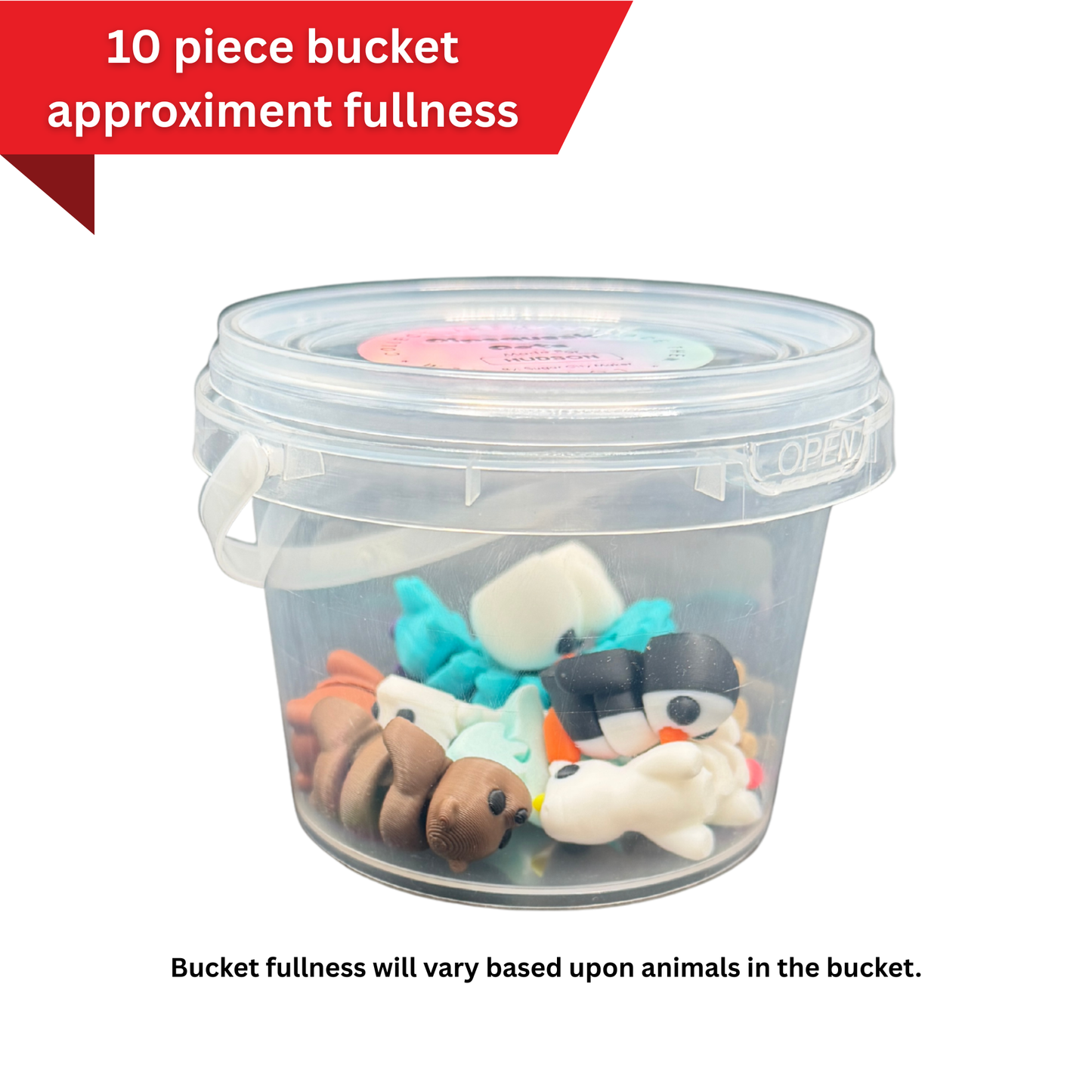 Pipsqueak Pets Bucket (10, 20, 30 or 40)