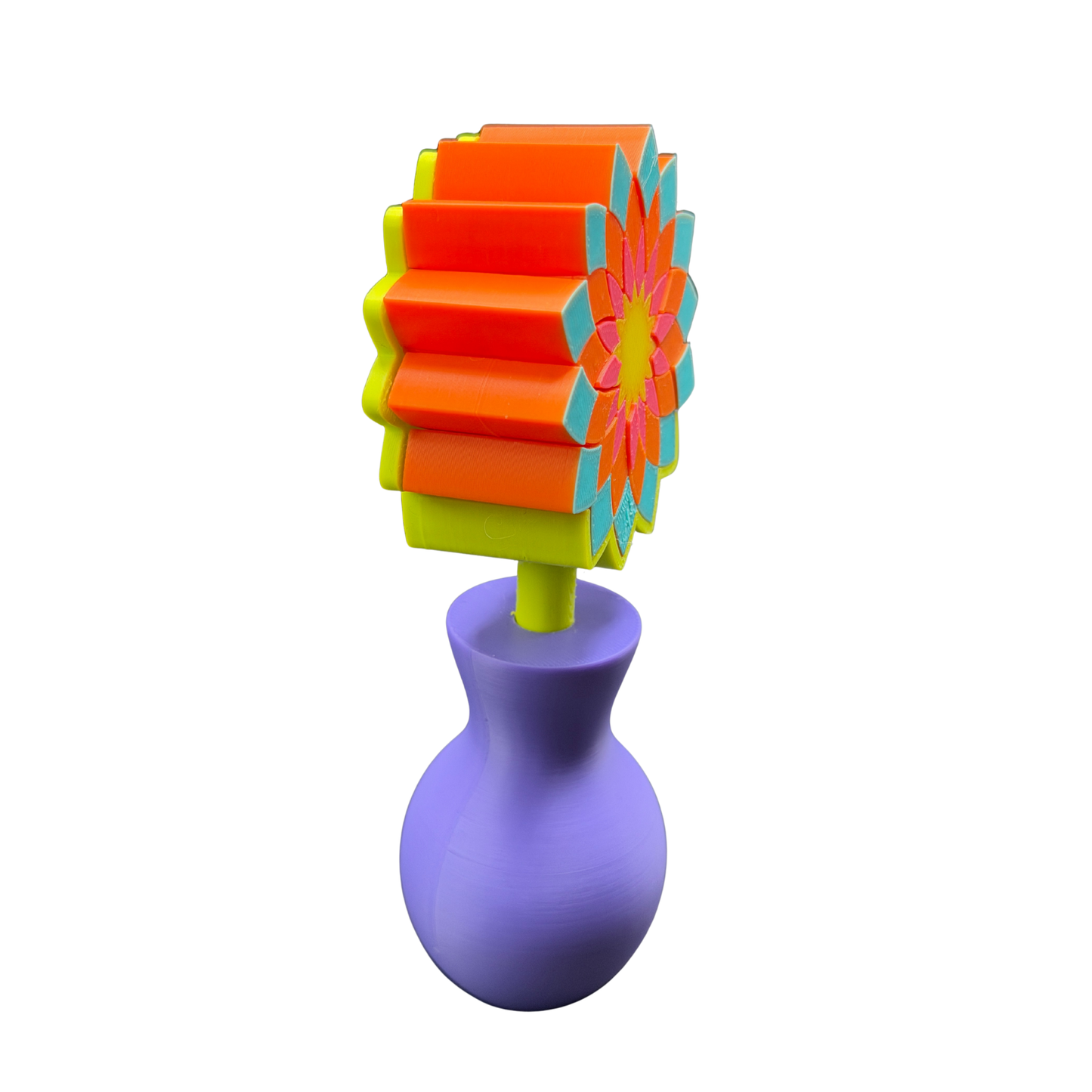 Pixel Flower Fidget with Vase (Large)