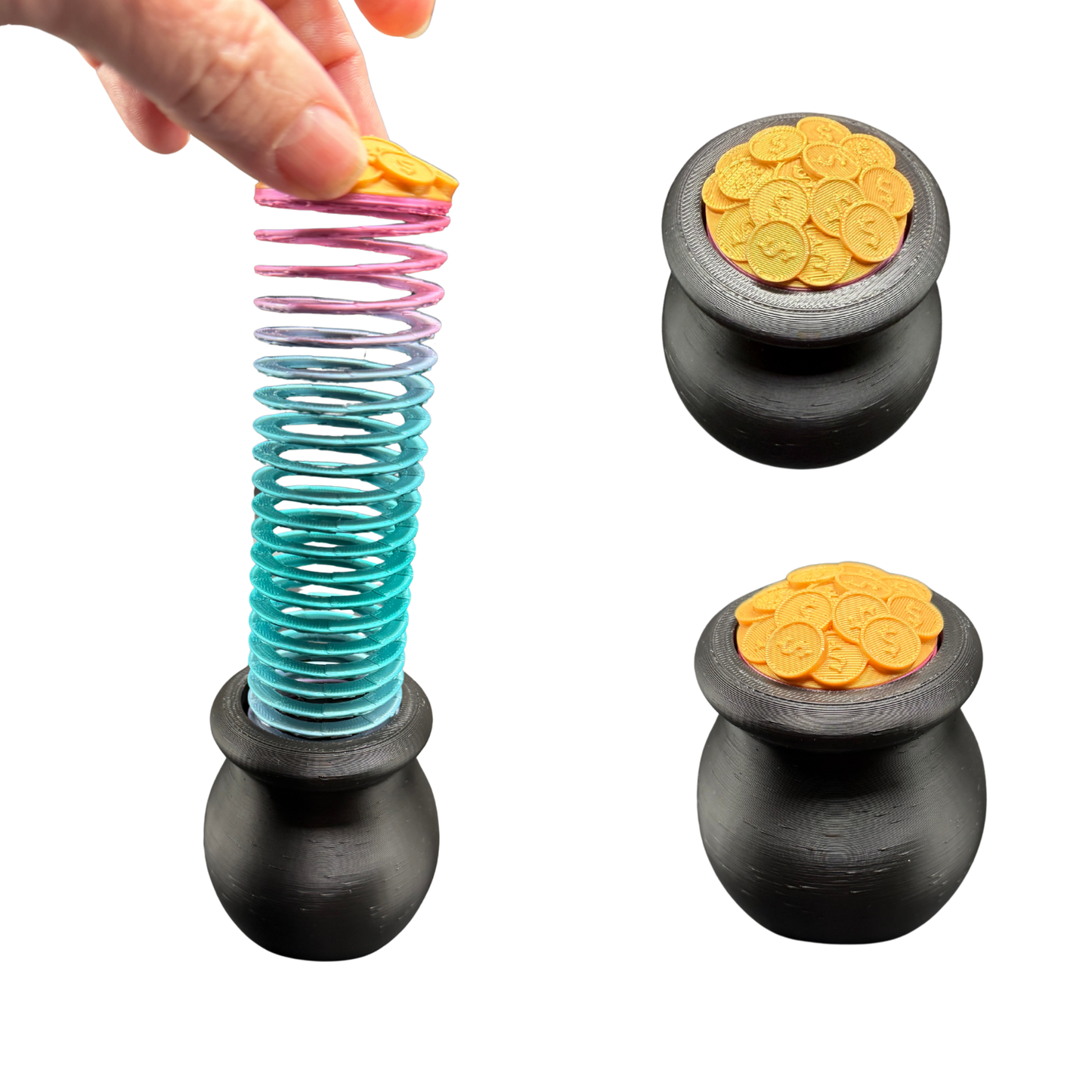 Pot of Gold Slinky Fidget Toy