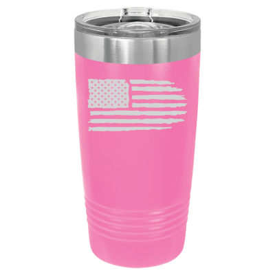 Tattered American Flag 20oz Tumbler