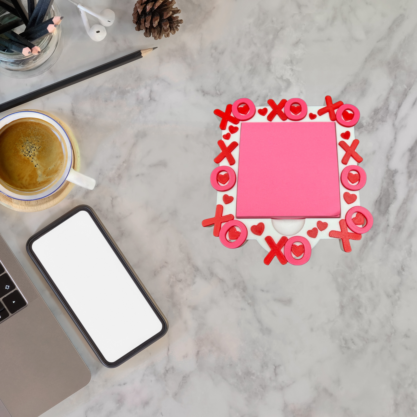 XO Sticky Note Holder