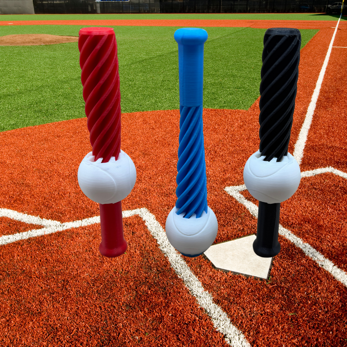 Baseball & Bat Pass Through Fidget Toy